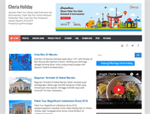 Tablet Screenshot of cheria-travel.com